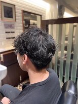エヌドットバーバー ギンザ(N.BARBER GINZA)&nbsp;ミックスパーマ/ツーブロック刈り上げ/バーバー銀座<理容室>