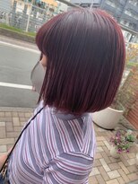 テテ(TETE) ボブ/バーガンディレッド