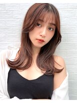 セレスト 下北沢店(CELESTE)&nbsp;大人かわいいエギョモリ×シースルーバング