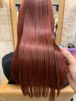 カノエ 福岡香椎店(canoe)&nbsp;韓国スタイル/レッド/艶髪/髪質改善縮毛矯正/香椎/千早/髪質改善