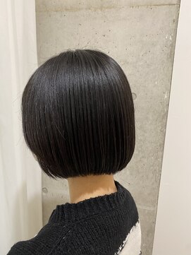 アキオドットヘアー(AKIO.hair) 艶髪ショートボブスタイル手に入れませんか？髪質改善ストレート