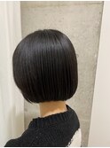 艶髪ショートボブスタイル手に入れませんか?髪質改善ストレート
