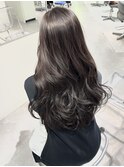 アイスグレージュ☆ブリーチなし暗髪