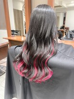 アクロ あべの店(ACRO)&nbsp;インナーカラー　ブラックレッド