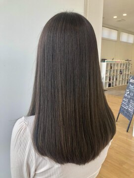 サラビューティーサイト 九大学研都市店(SARA Beauty Sight) 【美髪マイスターAIRI】艶々ケアカラー×オリーブグレージュ