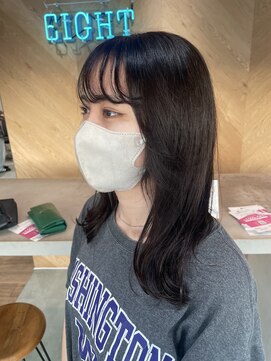 エイト 沖縄豊崎店(EIGHT toyosaki) 【EIGHT 豊崎】お客様スタイル_セミロングフェイスレイヤー