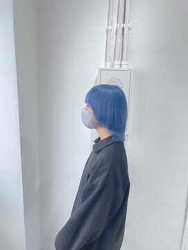 ミュー(Mu) くすみブルー