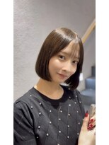 プラチナ(PLATINA)&nbsp;まなstyle/レイヤーカット/ブリーチ無しカラー/顔周り/韓国/