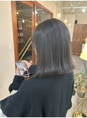 切りっぱなし×透明感グレージュ