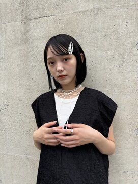 メゾンアクア 表参道(Maison ACQUA) ◎切りっぱなしボブ縮毛矯正ミニボブストレートパーマ