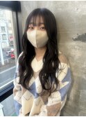 プルエクステ 10代 20代 レイヤーカット エクステ 黒髪ロング