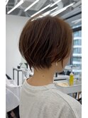似合わせカット/ショートボブ/小顔ヘア/メルティカラー/くせ毛