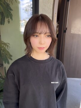 ジゼラ(GISELA) くびれボブ くびれヘア レイヤーカット 透明感カラー