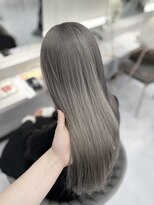 ジーナ 名駅(XENA.)&nbsp;《Rena》透明感ラベンダーグレージュ/ブリーチカラー