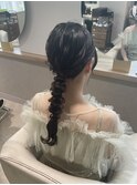 ヘアセット/編みおろし/お呼ばれヘア