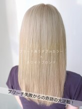 サラジュ 仁川店(SARAJU) 【ダブルカラー特化】森山担当　ブリーチあり×ホワイトブロンド