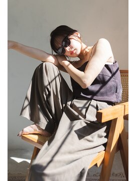 ミット バイ ツリー 吉祥寺(mit by tree) ブルージュヘアアレンジエフォートレスシースルーバング濡れ髪