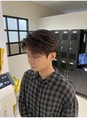 ダウンパーマ センターパート ニュアンスパーマ