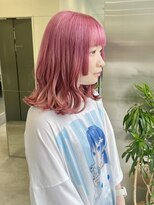 ゴウトゥデイシェアサロン 町田店(GO TODAY SHAiRE SALON)&nbsp;ハイトーンピンクカラー♪