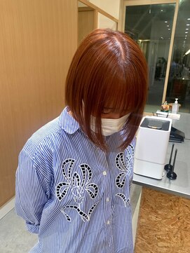 セイドット リー(Say. Ree) Say.ショートボブミニボブチェリーレッドピンクベージュ表参道