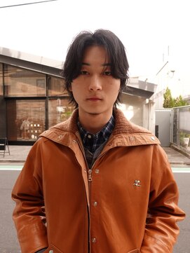 ノラジャーニー(NORA Journey) メンズボブウルフメンズミディアムレイヤーカットメンズウルフ