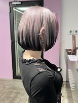 ディーカヘアーセンダイ(Di KA HAIR sendai)&nbsp;ボブ/デザインカラー/エンドカラー/ピンク/ホワイト/タッセル