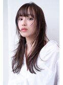 20代30代かわいい/顔周りレイヤー/髪質改善/髪質改善ストレート