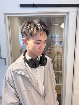 ハク アトリエ(HaKU atelier) メンズハイライトカラー/メンズ刈り上げショート