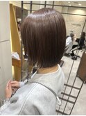 白髪ぼかしナチュラルハイライトグレージュ鶴見