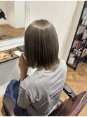 ケアブリーチダブルカラーグレージュカラー
