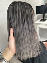 アンベル(ANBEL)&nbsp;ブリーチハイライト髪質改善ダブルカラーレイヤーカット