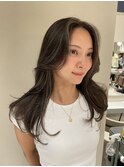 オリーブグレージュハイライト