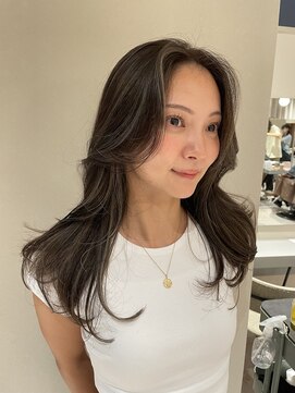 オリーブグレージュハイライト