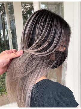 アース 石巻店(HAIR&MAKE EARTH) バレイヤージュカラー