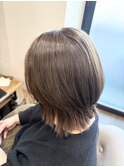 白髪ぼかし有！透明感カラー
