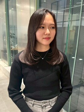 ガリカ 大名(Gallica) <ゲスト>ワンカールで完成。鎖骨ラインでまとまる大人ミディアム