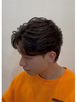 エッジ(EDGE) 大分メンズ刈り上げショート毛流れフェザーパーマスタイル