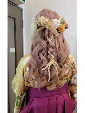 かぐや姫 エルモード フェレ美容室 行徳店 着付け、ヘアーセット