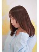 髪質改善ピンクブラウン