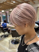 エイト新宿店(EIGHT shinjuku)&nbsp;ピンクベージュ×ショート