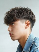 フィフス 大分(fifth)&nbsp;大分スペインカールメンズカットラウンドマッシュツーブロック