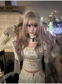 ホワイトシルバー/シールエクステ