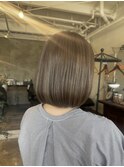 ヘーゼルベージュ×ボブ