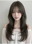 髪質改善顔周りレイヤーカット×小顔レイヤー×結べるレイヤー