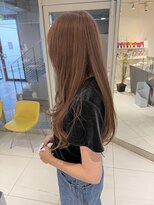 ステラ ヘア デザイン サロン(STELLA hair design salon)&nbsp;ロングスタイル　ミルクティーベージュ　【杉若】