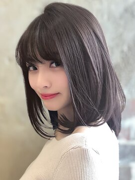 アフロート ルヴア(AFLOAT RUVUA) 【京佳】20代30代40代◎黄味を抑えたラベンダーアッシュカラー