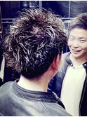 三代目風王道ツーブロアップバング 田町/ヒロ銀座/床屋/理容室