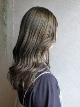 フゥカ 売市店(fuka) オリーブカラー×ケアカラー×オルチャンスタイル