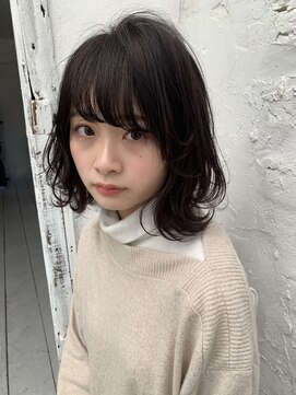 ロンドプランタン 恵比寿(Lond Printemps) 【lond printemps水野】ミディアムレイヤーワンカールミックス