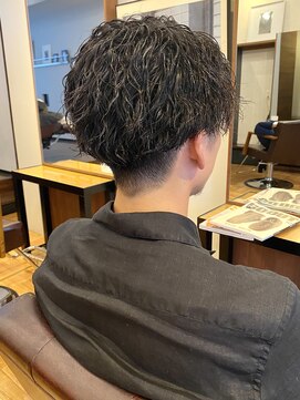 アイリーヘアデザイン(IRIE HAIR DESIGN) 【IRIE HAIR赤坂】スパイラルパーマ×ソフトツーブロック